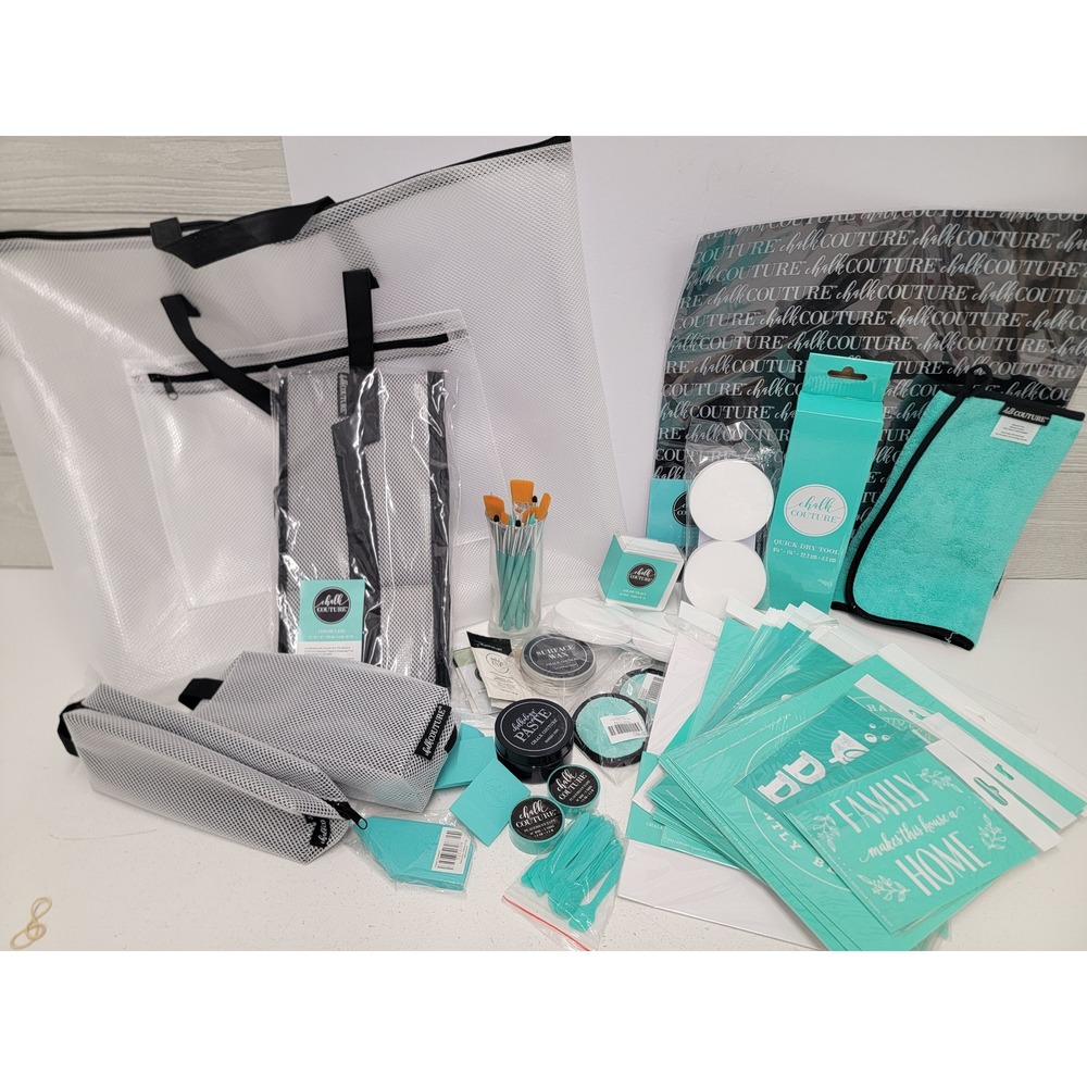 NEW Chalk Couture Bundled Wholesale Lot Stencils, Bags, Tools and more!